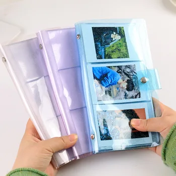 72 Kišenės, 3 Colių Mini Filmams, Foto Knyga Skaidrus Albumą Polaroid Fujifilm Instax Mini 9 8 25 90 70 Fotoaparato Kortelės Turėtojo Pavadinimas