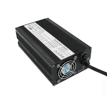 75.6 V 6A Caricatore 18 S 66.6 V Li-Ion baterijos įkroviklis per ebike batterie Į Lega di Alluminio con Ventilatore