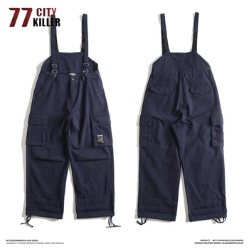 77City Žudikas Negabaritinių darbo drabužiai Vyrams, Atsitiktinis Streetwear Darbo Poilsiu Vyrų Laisvi Kroviniai Mens Kelnės Multi-pocket Pantalones Hombre