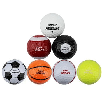 7pcs/pak Golfo kamuoliukus su organizuotų įvairių spalvų Lauko Sporto Golfo Žaidimas žaidimas Kamuoliukus Dviejų Sluoksnių Aukštos Klasės Golfo Kamuoliuką Naujas golfas
