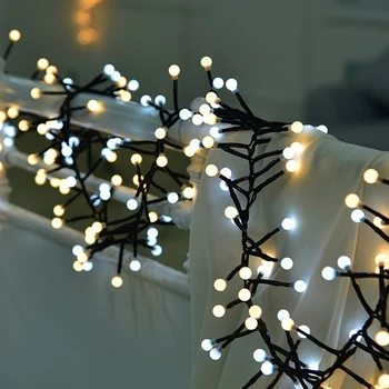 8 Režimai, LED Fejerverkas String Žibintai 3M400leds Vandeniui dviejų Spalvų Lauko Pasakų Šviesos Namuose Šalis Kalėdinė Dekoracija