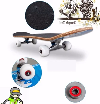80*Dvigubas 10cm Rokeris Riedlentė Vaikai Longboard Animacinių filmų Childern Riedlentė Marple Skate Board Skateboard Suaugusiųjų Skate Lenta