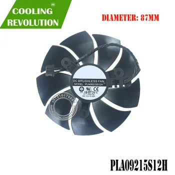 87MM PLA09215S12H DC12V 0.55 A 4Pin grafika ventiliatorius EVGA RTX 2060 XC ŽAIDIMŲ