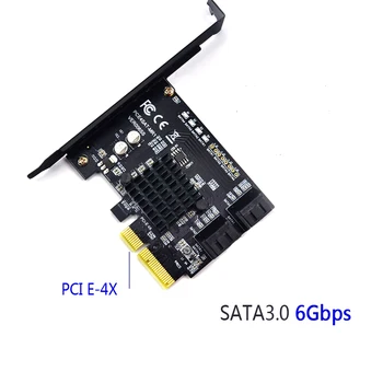 88SE9230 chip SATA III 6Gbps) 4 uostų PCI-Express valdiklio plokštė compatiable PCI Express x4, x8, x16 plokštę už HDD SSD