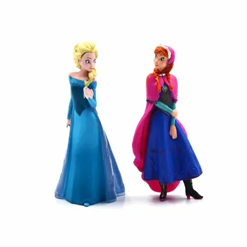 8pcs Disney Duomenys Užšaldyti Elsa Anna PVC Veiksmų Skaičiai Princess Žaislas Princas Berniukams, Vaikų Žaislai Vaikams Dovanos 2DS04