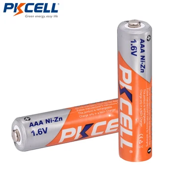 8pcs PKCELL 1.6 V 900mWh Ni-Zn AAA Akumuliatorius + 2vnt AA AAA Bateriją Laikykite Atveju Dėžės