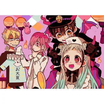 8pcs/set Anime Tualetas-Privalo Hanako-kun Plakatų Meno Popieriaus Kabo Paveikslai Namų Sienos Lipdukas Dekoras Gerbėjai