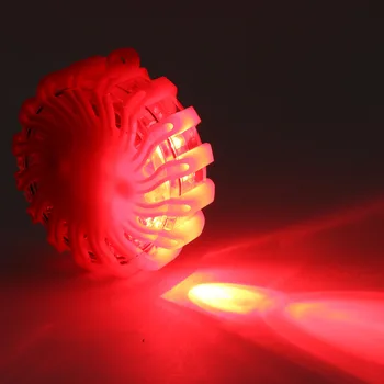 9 Režimai Kelių Blyksnius 16 Raudonas LED Saugos Blyksnius Žibintuvėlis Magnetas Flash Įspėjamieji Žibintai Pakelės Avarinio Raketos Automobilių, Valčių, Dviračių