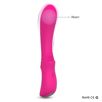 9 Režimu, Vibracija, Makšties Massager Vibratoriai USB Įkrovimo Vandeniui G Spot Orgazmas Spenelių Stimuliacijos Sekso Vibratoriai Moterims Mergina
