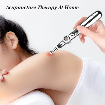 9 Įrankių Elektroninė Akupunktūra Pen Skausmo Terapija Massager Pen Rinkiniai Sveikatos Priežiūros Kaklo Kūno Masažas Atsipalaiduoti Dienovidinio Energijos Pen