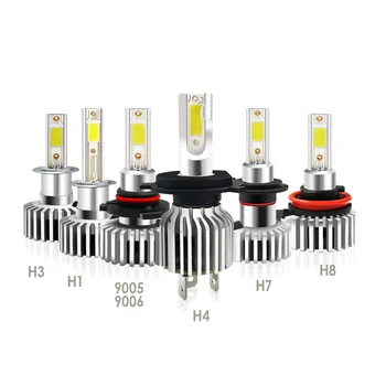 9005 (HB3) Ultra Mini LED Žibintų Lemputės All-in-One Konversijos Rinkinys - 9145 9140 H10 20000LM 6000K šaltai Balta 2020 Naujas H7, H11 LED