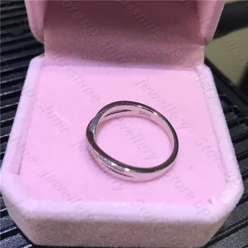 925 sidabro žiedas madingų paprasta ir atmosferos dizainas, naujas net raudonas žiedas