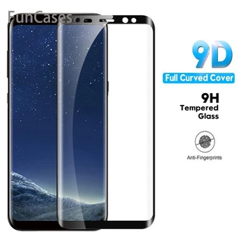 9D Pilnas draudimas Screen Protector, Grūdintas Stiklas Samsung Galaxy Note 8 9H Raštas Filmas 