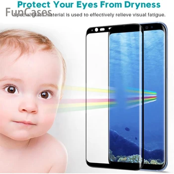9D Pilnas draudimas Screen Protector, Grūdintas Stiklas Samsung Galaxy Note 8 9H Raštas Filmas 