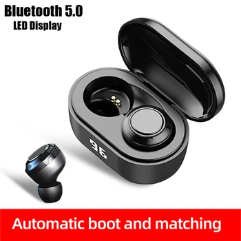 A6 Belaidės Ausinės Bluetooth 5.0 Ausinės TWS HIFI Mini Sporto Veikia Žaidimų Ausinės Paramos Telefonai HD Skambinkite Ausinių