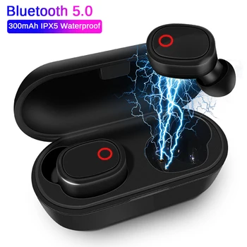 A7 Mini Tiesa belaide F9 Sporto TWS Ausinės Bluetooth V5.0 Ausinių Mic Rankų In-Ear Ausines, skirtas iPhone