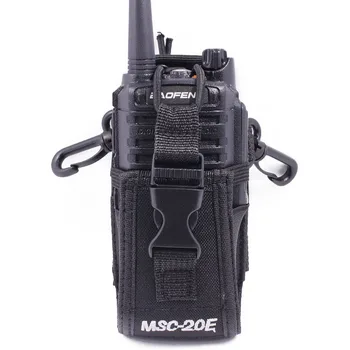 Abbree MSC-20E Nešiojamų Walkie Talkie Nylon Case Cover Turėtojas Yaesu Baofeng UV-5R UV-9R Plius UV-XR TYT Woxun Motorola Radijo
