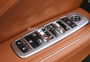 ABS Automobilių Durų Porankiai Lango Jungiklis Padengti 4pcs Už Maserati Ghibli-2018 M. Automobilių accesories interjero Automobilių apdailos