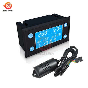 AC 110-220V, Pažangių skaitmeninių LCD ekranas laiko temperatūros, drėgmės valdiklis su SHT20 Jutiklis termostatas Drėgmėmačiu Indikatorius