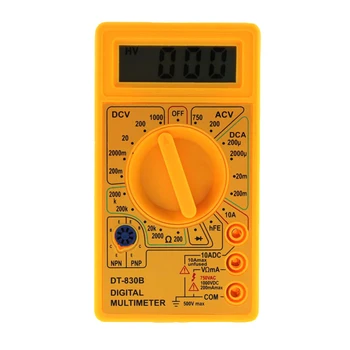 AC DC Įtampos Grandinės OMO Testeris DT830B LCD Skaitmeninis Multimetras Voltmeter Ammeter Skaitmeninis Lašas Laivybos AUGG18