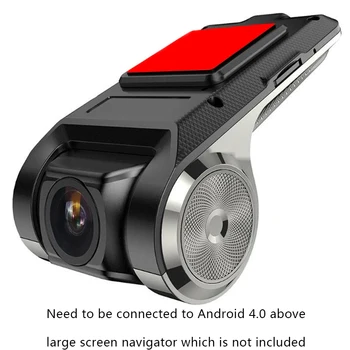 ADAS Mini Brūkšnys Cam Auto DVR Full HD 1080P Automobilių Kameros G-jutiklis Skaitmeninis Vaizdo įrašymo įrenginys 