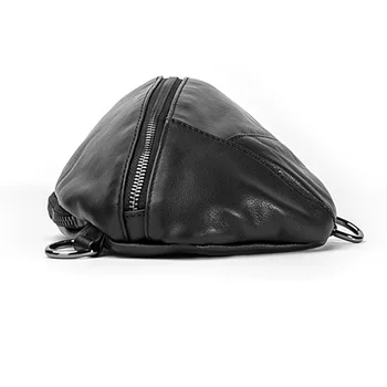 AETOO Odos vyriški krūtinės maišelį, tendencija galvos odos kreivai maišelį, street laisvalaikio krepšys