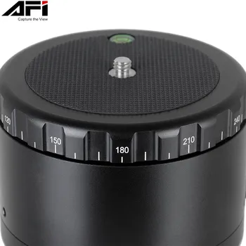 AFI MA2 Aliuminio LED Elektroniniai Panorama Galvą Laiko tarpas Panoraminis Trikojo, Fotoaparato/Telefono Stabilizatorius Rotacijos 360 Timelapse