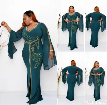 Afrikos Suknelės Moterims Skraiste Africaine 2020 M. Afrikos Drabužių Dashiki Mados Audinys Ilgai Maxi Suknelė Afrikos Drabužiai