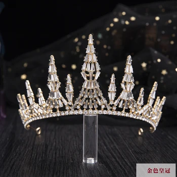 Aikštėje Crystal Crown Nuotakos Vestuvių Karūna merginos prom šalis nešioti