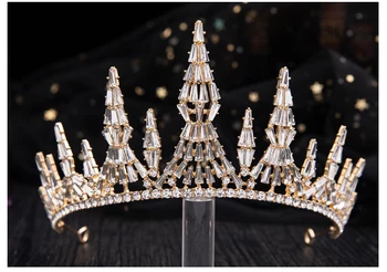 Aikštėje Crystal Crown Nuotakos Vestuvių Karūna merginos prom šalis nešioti