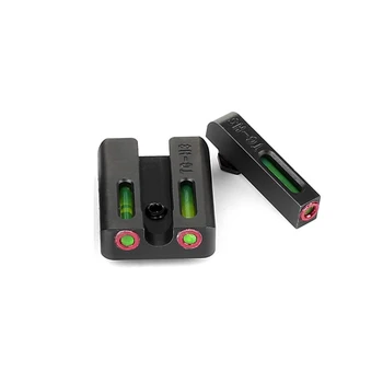 Airsoft taktinis AR15 priedai raudonos, žalios ląstelienos priekiniai galiniai žvilgsnio nustatyti glock G17 G19 G26 medžioklės охота принадлежности