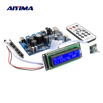 AIYIMA STA350 Skaitmeninis Stiprintuvas Valdybos Garso Amplificador Bendraašius Pluošto USB Įvesties PCM2704 Dekodavimo Paramos 2.1 / 2.0 Režimas