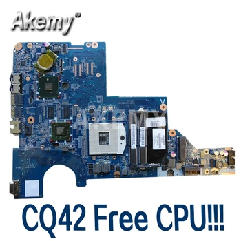 Akemy 595183-001 Mainboard HP CQ42 G42 G62 CQ62 nešiojamas plokštė DAOAX1MB6F0 DA0AX1MB6H0 originalus Nemokamai CPU!!!
