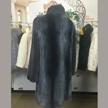 Aksomo audinės kailiniai paltai 2018 nauji audinės kailiniai outwear