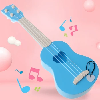 Akustinis Ukulėle 4 Stygų Gitara Vaikams Žaisti Modeliavimo Priemonė Žaislas
