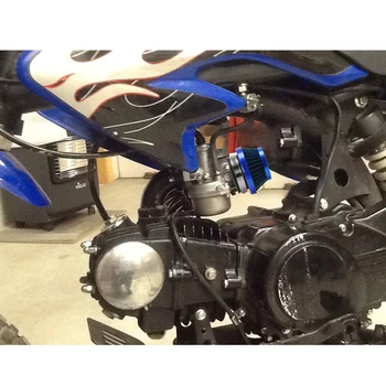 Alconstar Motociklo 48mm 60mm Našumo Oro Filtras Cleaner Keihin Koso PWK Mikuni Karbiuratorius 2 Taktų ATV Quad Dirt Bike