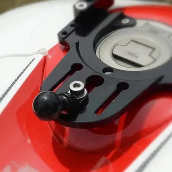 Aliuminio Kampu, Tipo Motociklo Bazę Prijungti galinio vaizdo Veidrodžio Laikiklis su 1 colio Kamuolys tvirtinimas gopro sjcam garmin
