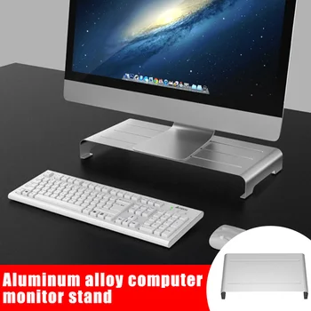 Aliuminio Lydinys Laikiklis Kompiuterio Monitoriaus Stovo Pagrindo Anti-slip Ekranas Stovo Laikiklį VDX99