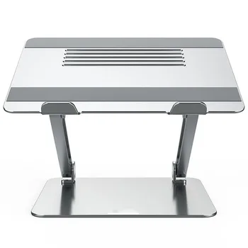 Aliuminio Nešiojamas Stendas, Sulankstomas Nemokamai Pakėlimo Aukštis/Anlge Reguliuojamas Nešiojamojo kompiuterio Aušinimo Turėtojas MacBook Pro 
