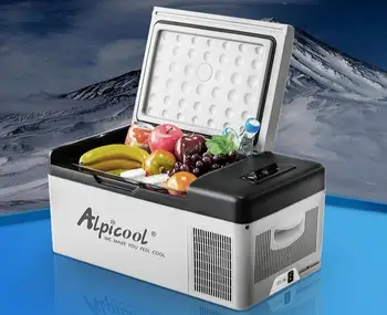 Alpicool kompresorius automobilio namų 2use 20L buitinių mažas šaldytuvas kelionės lauko mini automobilių šaldytuve greito užšaldymo
