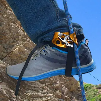 Alpinizmo Pedalo Stove Dešinę / Kairę Koją Linijos Ascender Gynėjas Su Diržo Kopimo Virve Saugos Prietaiso Accessories