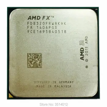 AMD FX-Series FX-8320 FX 8320 3.5 GHz Aštuonių Branduolių PROCESORIUS Procesorius FD8320FRW8KHK Socket AM3+