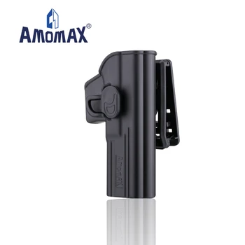 AMOMAX II Lygio Taktinių Polimero dėklas tinka Glock 17/22/31 dešiniarankiams, juoda, FDE,OT žalia spalva. Dėl fotografavimo, sporto.