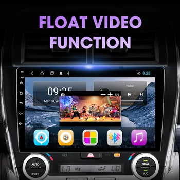 Android 10.0 2 Din Multimedijos Grotuvas GPS Navigacija, Automobilių Radijo Toyota Camry 2012-2017 U. S Edition RDS DSP 4G+64G Padalinti Ekraną