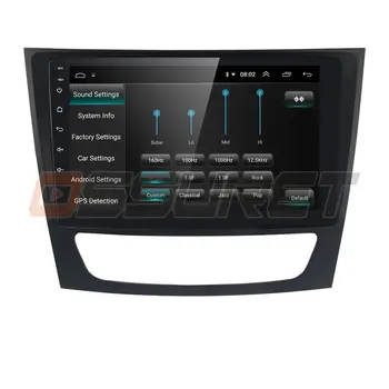 Android 10.0 9inch ekrano Automobilio RDS GPS Mercedes Benz E-class W211 E200 E220 E300 E350 E240 E270 E280 CLS CLASS W219