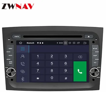 Android 10.0 Automobilio DVD grotuvas GPS navigacija, auto stereo Fiat Bravo 2007-2013 M. Multimedia player galvos vienetas radijo magnetofonas