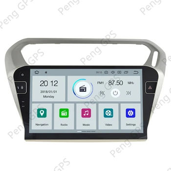 Android 10.0 Multimedijos Headunit Už Peugeot 301 2013-2016 m. GPS Navigacijos CD DVD Grotuvas, Auto Stereo Radijo Carplay PX6 6 Core DSP