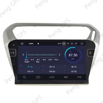 Android 10.0 Multimedijos Headunit Už Peugeot 301 2013-2016 m. GPS Navigacijos CD DVD Grotuvas, Auto Stereo Radijo Carplay PX6 6 Core DSP