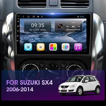Android 9.0 2Din Automobilio Radijo Suzuki SX4 2006-Stereo GPS Navigacijos, Multimedijos, Vaizdo Grotuvas 4G Ju RDS 2GB 32GB su karkasu