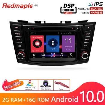 Android10.0 Automobilio Radijo, GPS Grotuvo Suzuki Swift 2012 m. 2013 m. M. m. 2016 Auto DVD Navigacija, Multimedija, Bluetooth Vaizdo Stereo